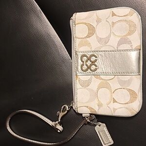 Canvas Sequin Wristlet